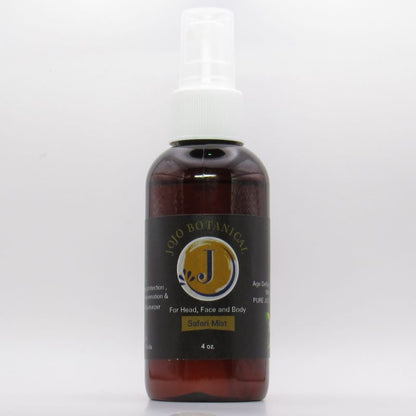 Safari Mist - Fresh, outdoor, mild scent of leather and cedar-jojoba oil based formula